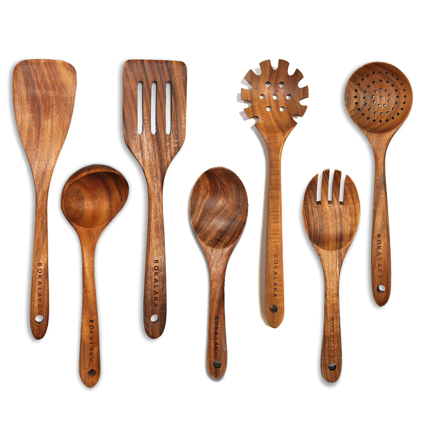 7-Piece Wooden Cooking Set